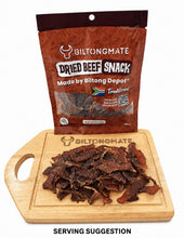 Load image into Gallery viewer, BiltongMate Biltong - Air-Dried Beef Jerky Snack, Traditional South African Style, Sliced, 3oz