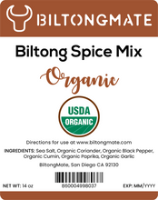Load image into Gallery viewer, All Natural Biltong Spice - Organic