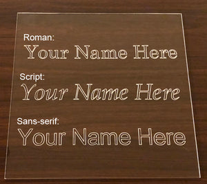 Custom Engraving