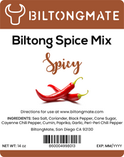 Load image into Gallery viewer, Biltong Spice - Spicy (14 oz)
