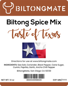 Biltong Spice - Taste of Texas (14 oz)