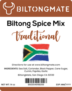 Biltong Spice - Traditional (14 oz)